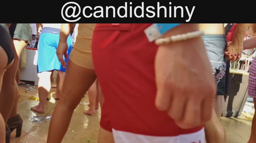 amateur ass bikini booty group party swimsuit gif