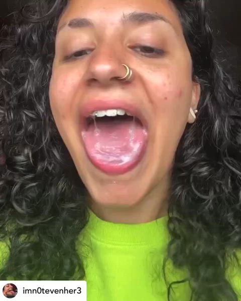 long tongue tongue tongue fetish gif