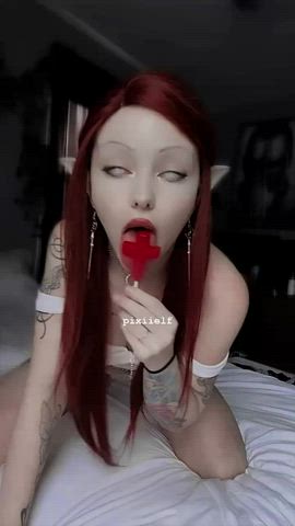 alt cosplay fantasy goth nsfw petite pretty skinny tight pussy tits goth-girls gif