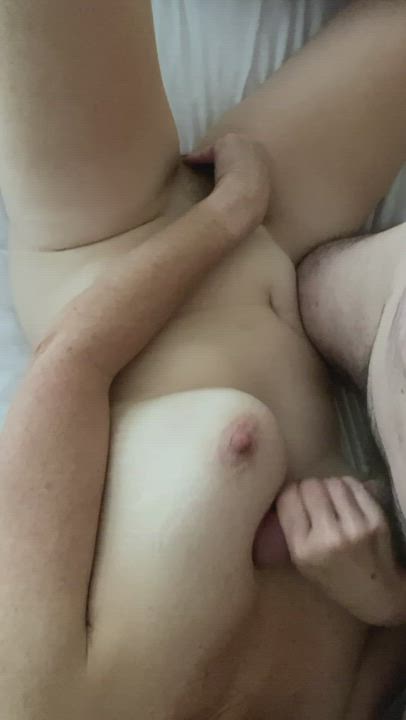 Cumming together is so much fun.