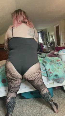 BBW Lingerie Twerking gif