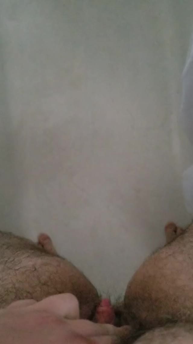 Ftm Bear Shower Piss with T Dick Boner