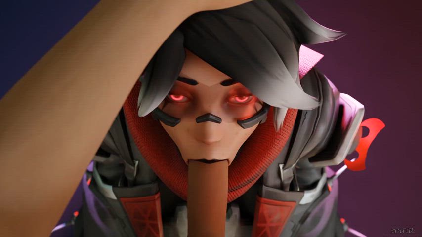 3d blowjob oral overwatch sucking gif