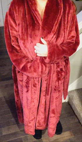 A lot going on under that robe! 😉