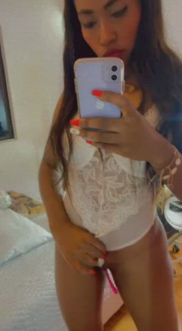 camgirl curvy ebony latina pussy pussy lips seduction webcam gif