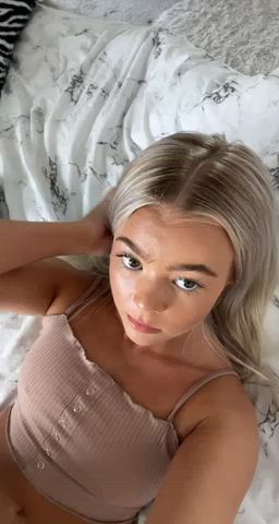 blonde tease teen boobs legal-teens gif