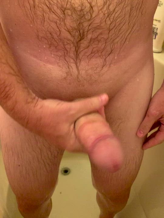 When your wife says to cum in the shower so she can record it, you do it.