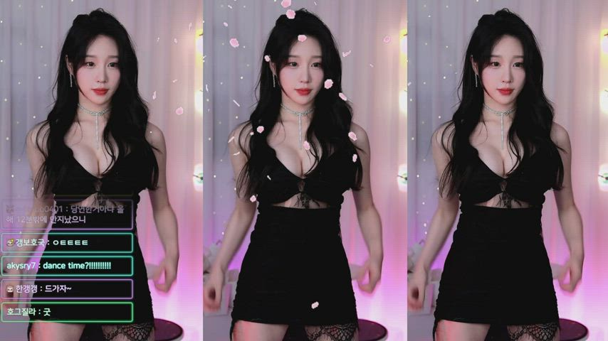 asian big tits dancing korean gif