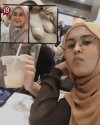 Big Tits Hijab Malaysian gif