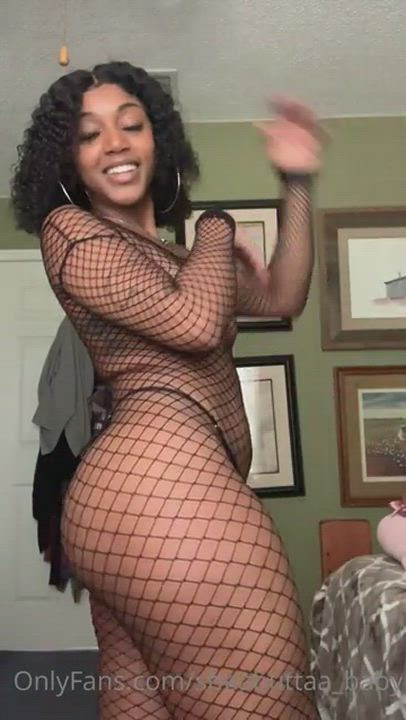 Booty Ebony Thick gif