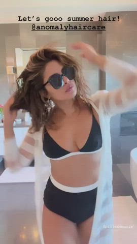 bikini cleavage priyanka chopra gif