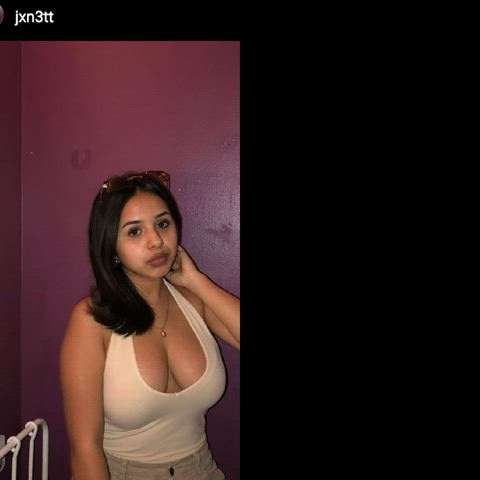 big tits big dick cum teen latina babecock gooning gif