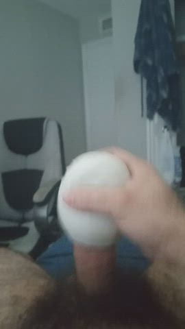 edging male masturbation sex toy gif