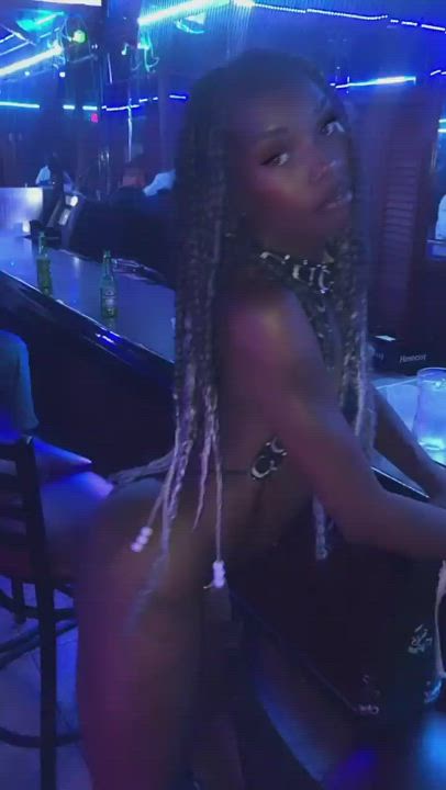 Ebony OnlyFans Stripper gif