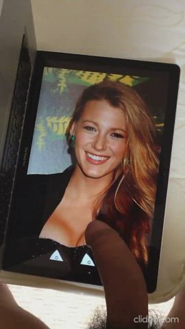 blake lively cumshot tribute gif