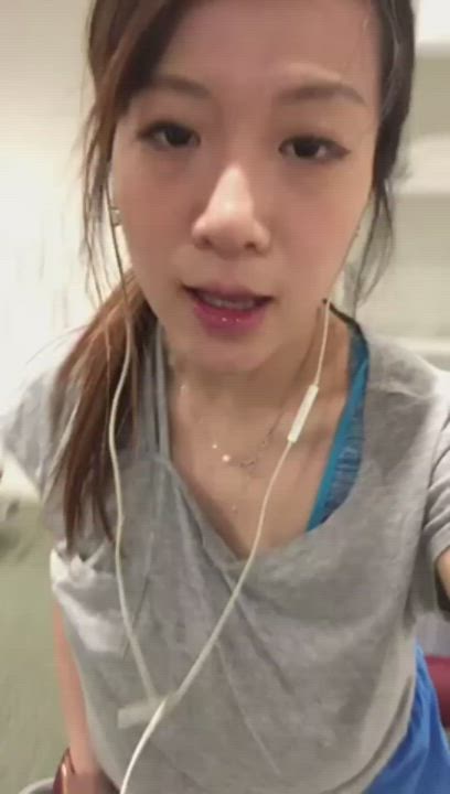 Big Tits Bouncing Tits Workout gif