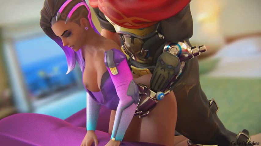 3d ass big ass boobs overwatch rule34 gif