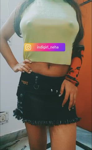 Big Tits Boobs Cam Camgirl Desi Indian gif