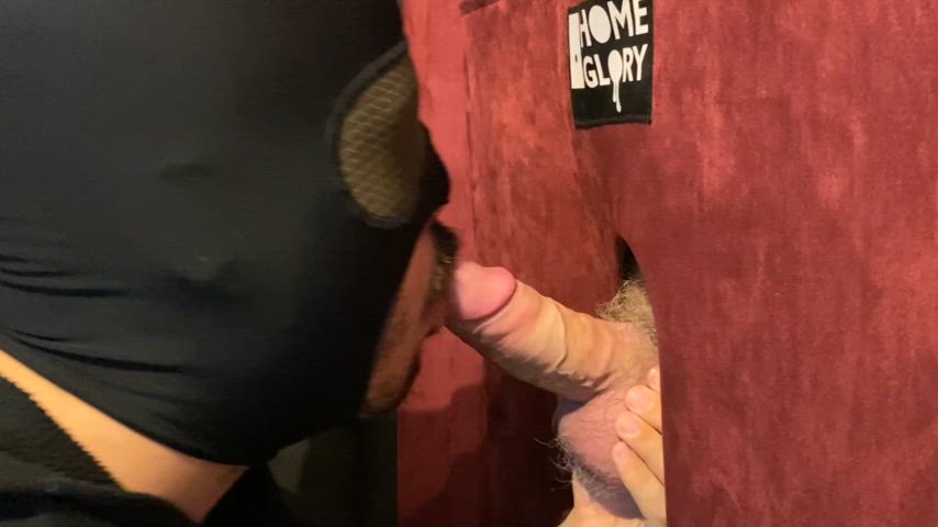 Worshipping a Big Irish Cock in my Gloryhole ☘️🇮🇪💚