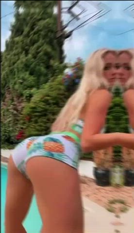 Blonde Pawg Twerking gif