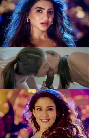 BBC Bollywood Cum In Mouth Desi Facial Indian Interracial Lesbian Threesome gif