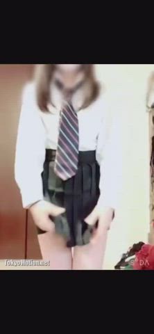 amateur cumshot schoolgirl gif