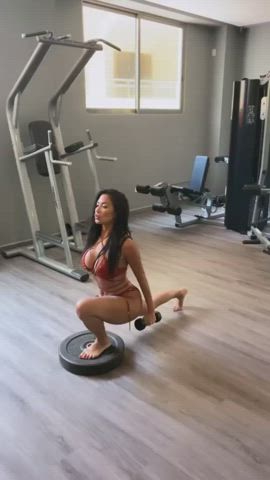 Bikini Nicole Scherzinger Workout gif