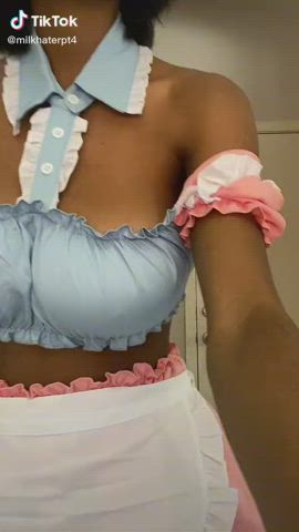 big tits ebony tiktok gif