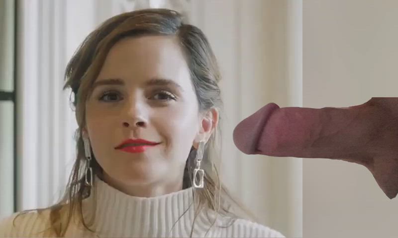 big dick celebrity cock emma watson thick cock celebs rule-34 gif