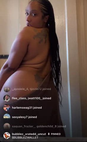 Booty Bouncing Shower gif