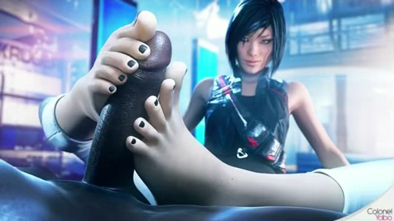 Faith Connors Footjob (Colonel Yobo) [Mirror’s Edge]