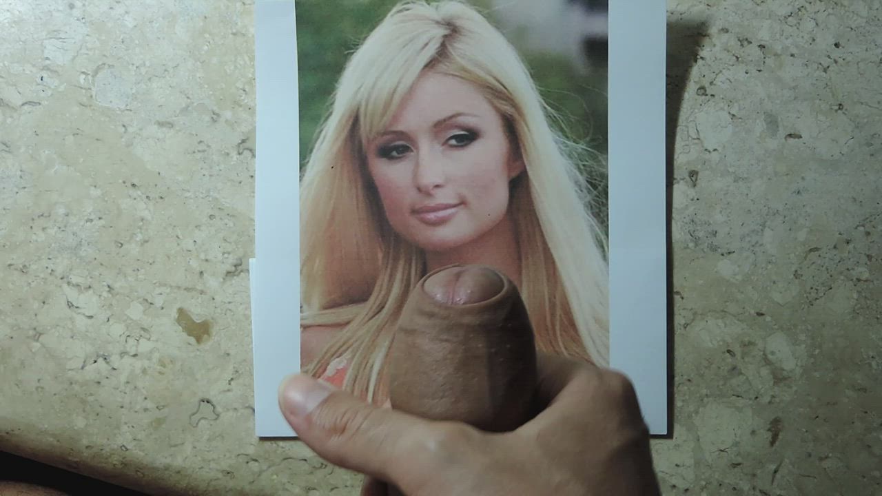 Cum Tribute - Paris Hilton #2
