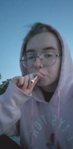 ftm smoking teen gif