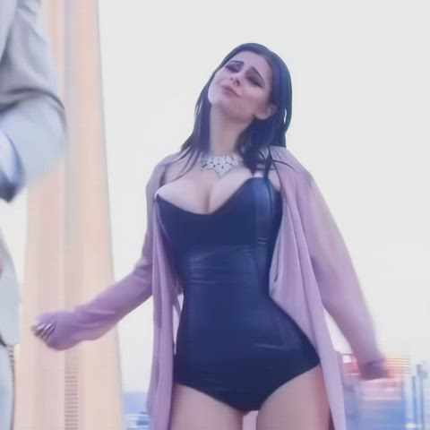 Big Tits Corset Slow Motion gif