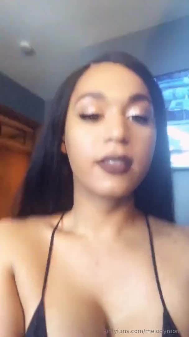 Busty black babe suck big dick