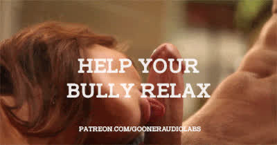 Help your Bully relax.