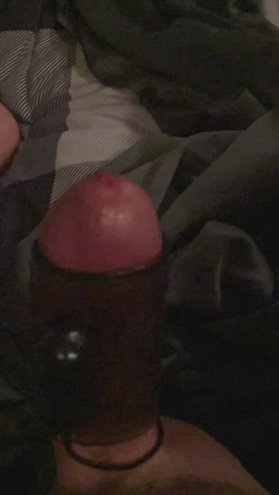 Slomo cumshot from toy