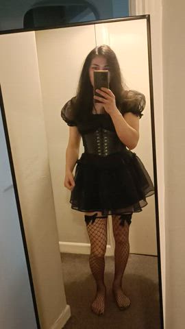 Your Brazilian goth Tgirl is ready for you 💜💜
