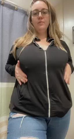 Amateur American BBW Big Nipples Big Tits Blonde Boobs Bouncing Bouncing Tits Braless