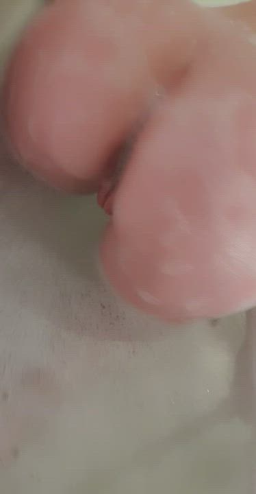 Ass Asshole Bath Bathroom Bathtub Big Tits Boobs Pussy Shower Soapy Solo gif