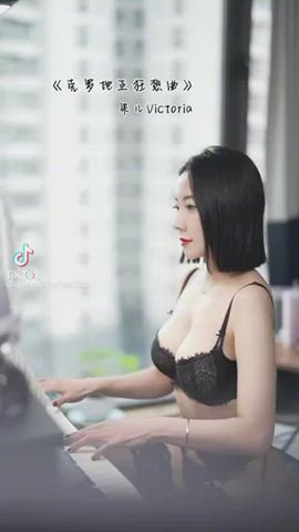 asian big tits bra lingerie tits gif