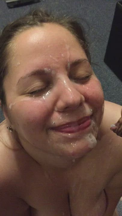 Bukkake Cum Cumshot Facial gif