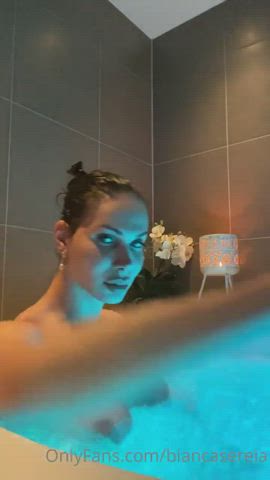 ass bathtub cock trans trans woman gif