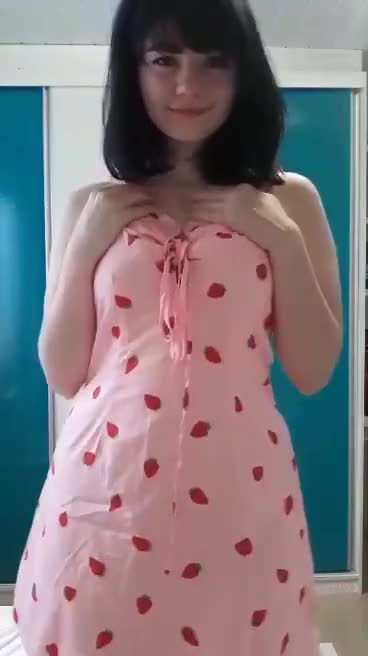 Do you like my strawberry dress? And how about my peachy ass?