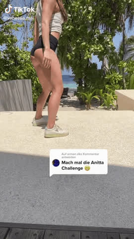 Vanessa Mai's Ass bei Tiktok