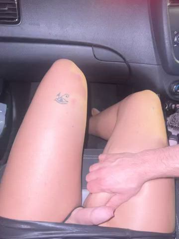 car handjob public trans trans woman upskirt gif