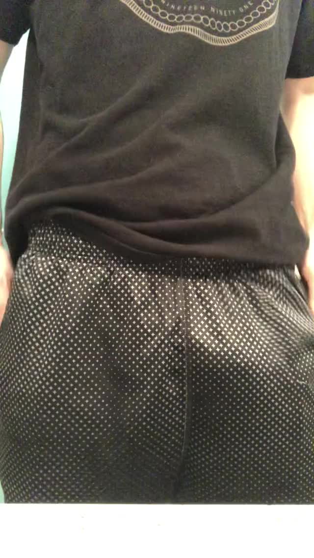 POV: I pull out my soft cock after basketball