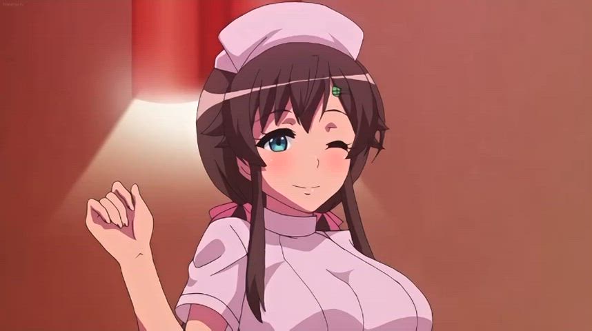 animation blowjob cosplay cousin cum in mouth handjob hentai nsfw nurse orgasm gif