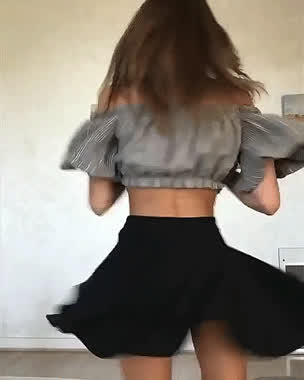 Ass Dancing Panties Upskirt gif