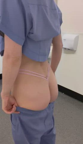 Ass Booty Brunette Hospital Medical Medical Fetish Nurse OnlyFans Pornstar gif